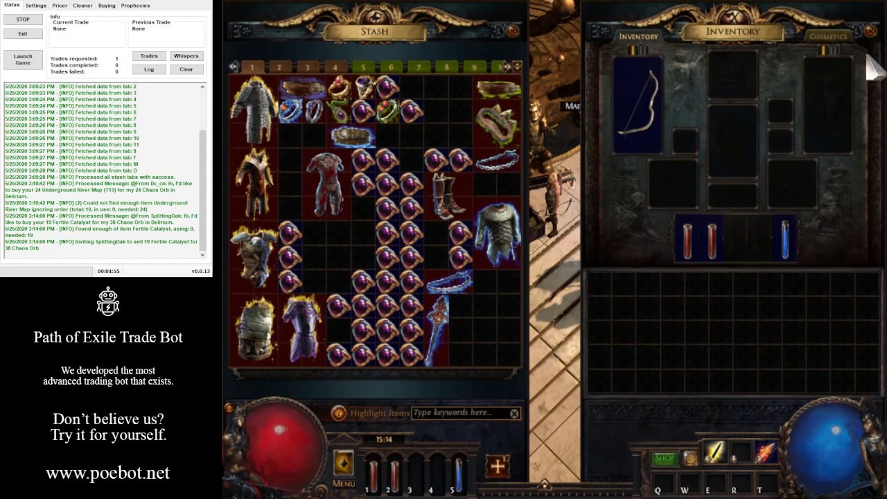 path of exile item trade